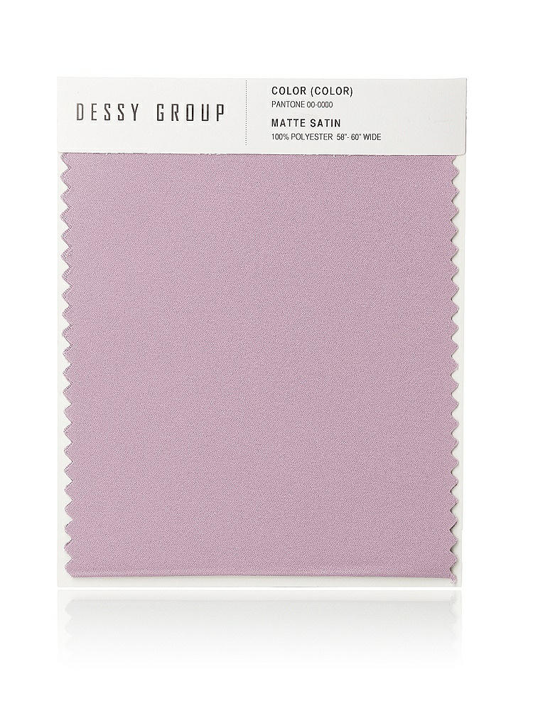 Front View - Suede Rose Matte Satin Fabric Swatch