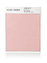 Front View Thumbnail - Rose Matte Satin Fabric Swatch