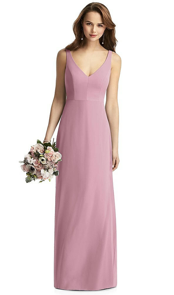 Front View - Dusty Pink Thread Bridesmaid Style Peyton