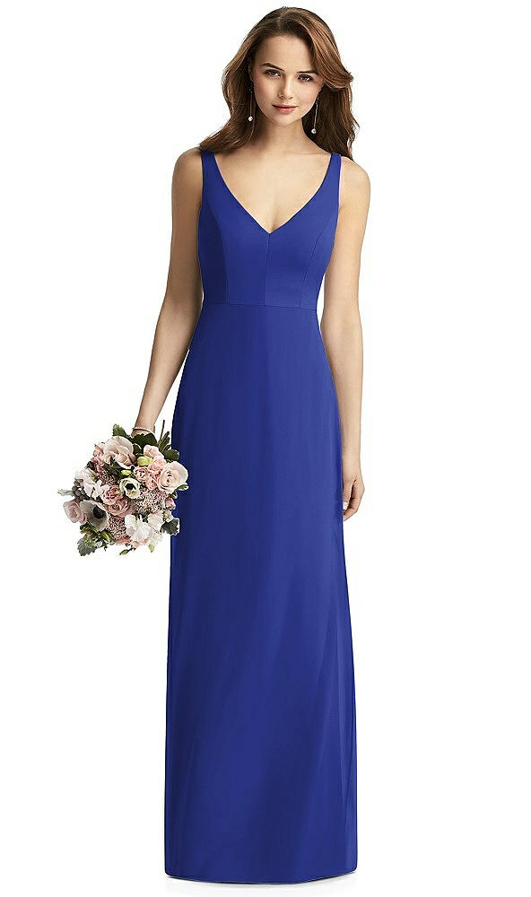 Front View - Cobalt Blue Thread Bridesmaid Style Peyton