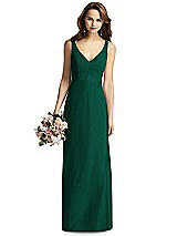 Front View Thumbnail - Hunter Green Thread Bridesmaid Style Peyton