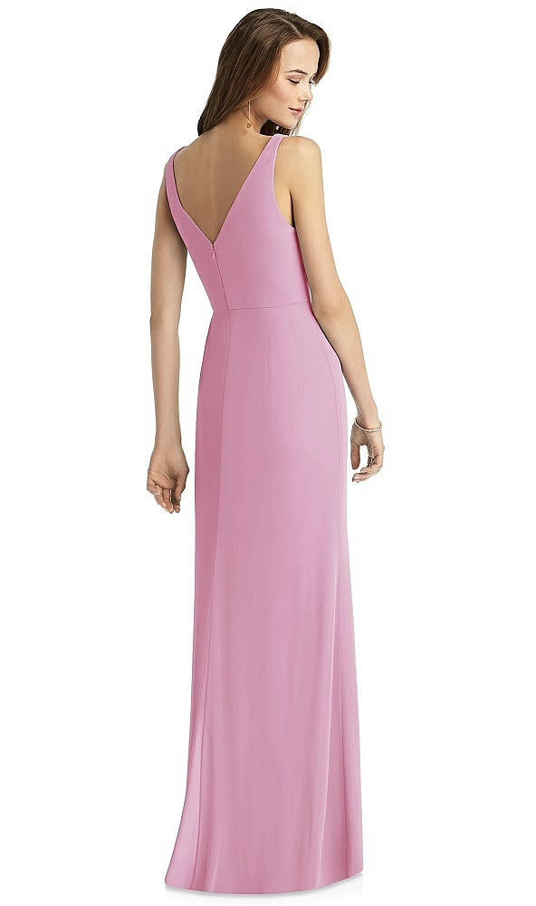 Back View - Powder Pink Thread Bridesmaid Style Peyton