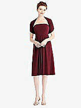 Alt View 1 Thumbnail - Cabernet Loop Convertible Midi Dress
