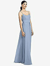 Alt View 1 Thumbnail - Cloudy Spaghetti Strap Chiffon Maxi Dress with Jeweled Sash