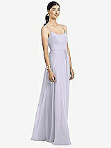 Alt View 1 Thumbnail - Silver Dove Spaghetti Strap Chiffon Maxi Dress with Jeweled Sash