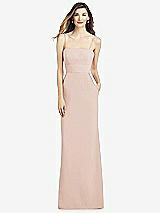 Alt View 1 Thumbnail - Cameo Spaghetti Strap A-line Crepe Dress with Pockets