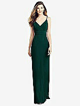Alt View 1 Thumbnail - Evergreen V-Back Spaghetti Strap Maxi Dress with Pockets