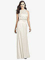 Front View Thumbnail - Ivory Sleeveless Blouson Bodice Trumpet Gown