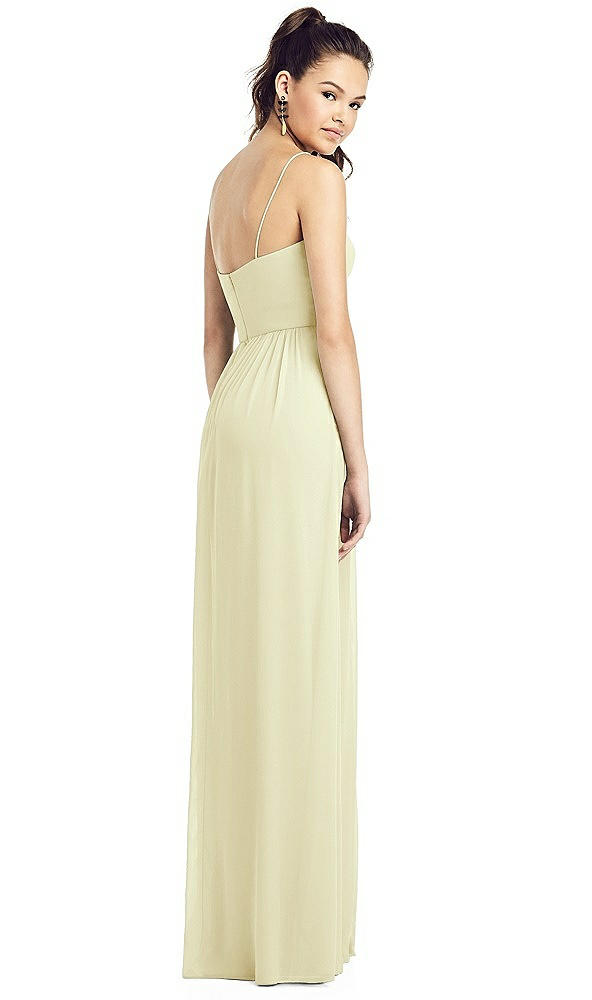 Back View - Butter Yellow Thread Bridesmaid UKTH017
