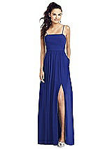 Front View Thumbnail - Cobalt Blue Thread Bridesmaid UKTH017