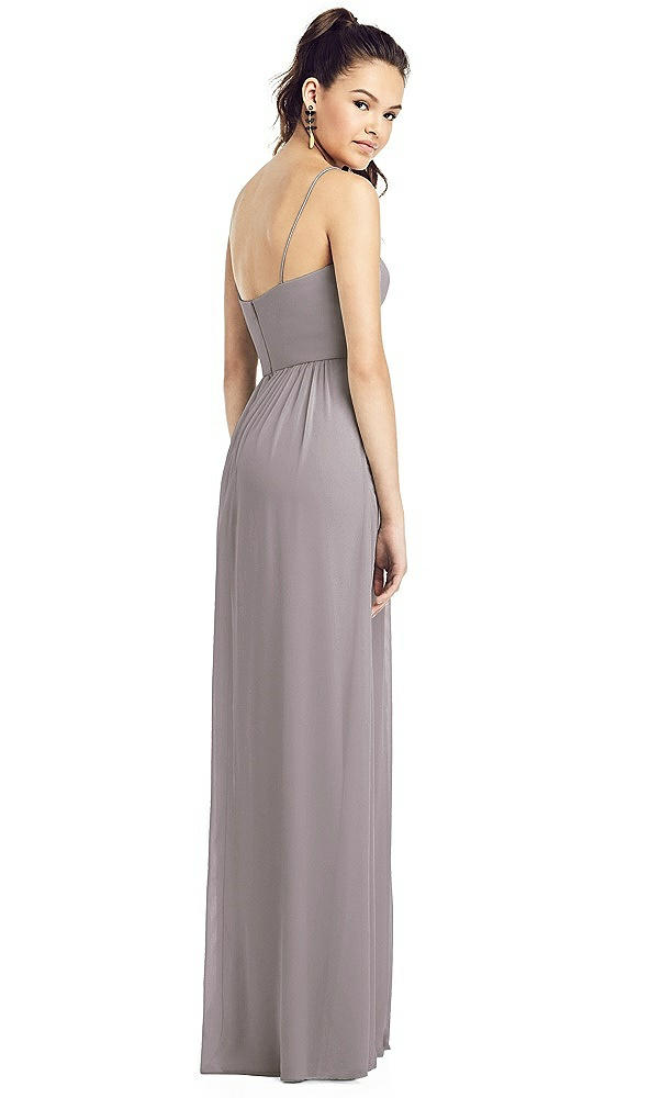 Back View - Cashmere Gray Thread Bridesmaid UKTH017