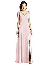 Front View Thumbnail - Ballet Pink Thread Bridesmaid UKTH018