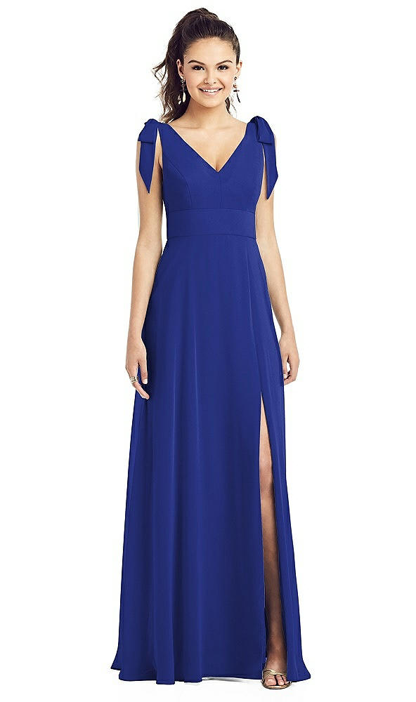 Front View - Cobalt Blue Thread Bridesmaid UKTH018