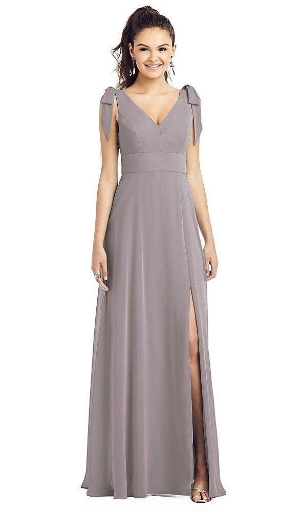 Front View - Cashmere Gray Thread Bridesmaid UKTH018