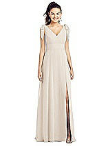 Front View Thumbnail - Oat Thread Bridesmaid UKTH018