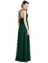 Rear View Thumbnail - Hunter Green Thread Bridesmaid UKTH019