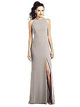 Front View Thumbnail - Taupe Thread Bridesmaid UKTH020