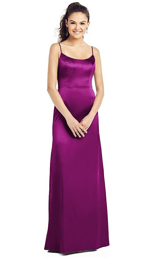 Front View - Persian Plum Thread Bridesmaid UKTH021