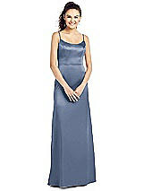 Front View Thumbnail - Larkspur Blue Thread Bridesmaid UKTH021