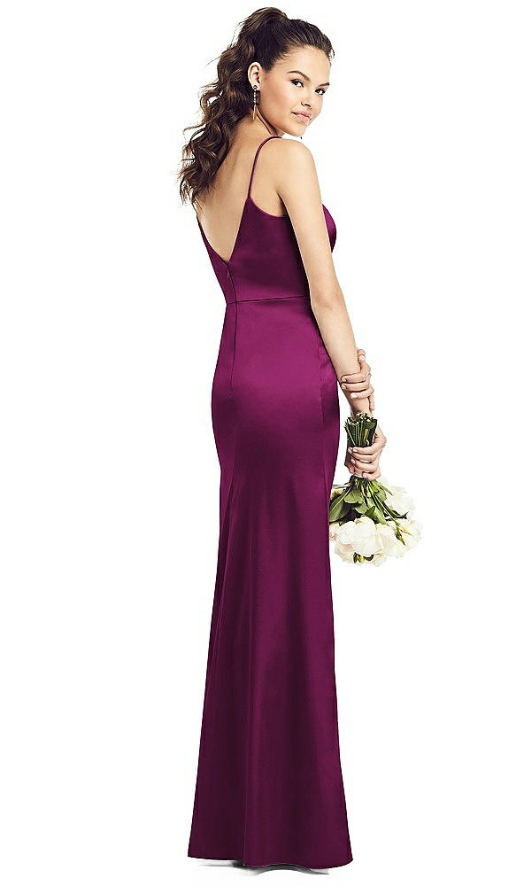 Back View - Merlot Thread Bridesmaid UKTH021