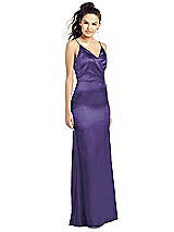 Front View Thumbnail - Regalia - PANTONE Ultra Violet Thread Bridesmaid UKTH022