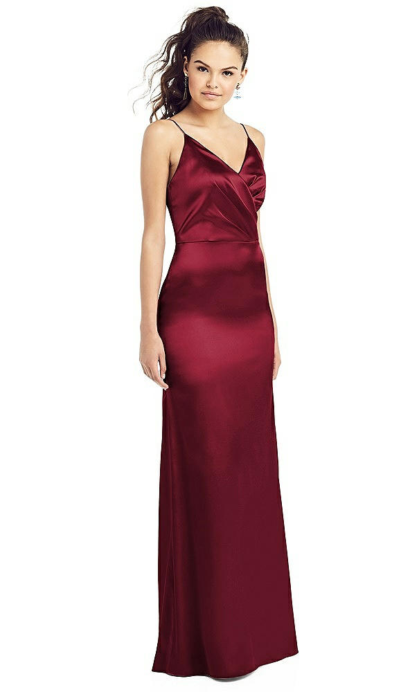 Front View - Burgundy Thread Bridesmaid UKTH022