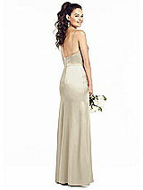 Rear View Thumbnail - Champagne Thread Bridesmaid UKTH022