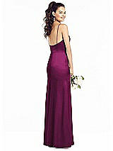 Rear View Thumbnail - Merlot Thread Bridesmaid UKTH022