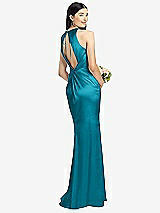 Front View Thumbnail - Oasis Sleeveless Open Twist-Back Maxi Dress