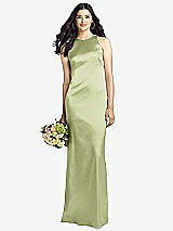 Rear View Thumbnail - Mint Sleeveless Open Twist-Back Maxi Dress