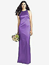 Rear View Thumbnail - Pansy Sleeveless Open Twist-Back Maxi Dress