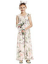 Front View Thumbnail - Blush Garden Flower Girl Dress FL4070