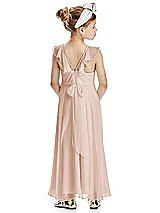 Rear View Thumbnail - Cameo Flower Girl Dress FL4070