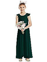 Front View Thumbnail - Evergreen Flower Girl Dress FL4070