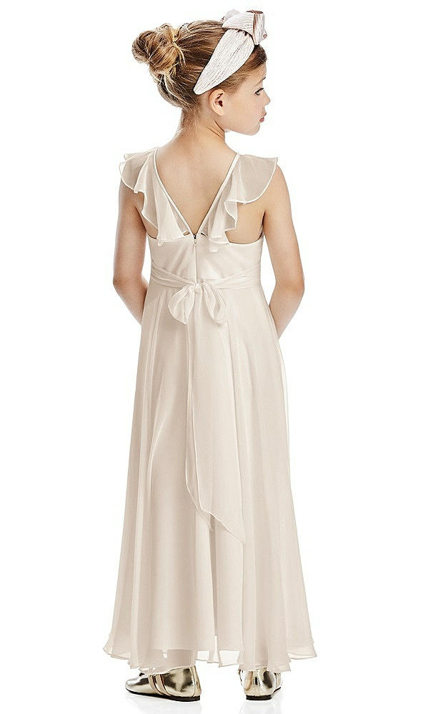 Back View - Oat Flower Girl Dress FL4070