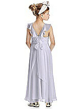 Rear View Thumbnail - Silver Dove Flower Girl Dress FL4070