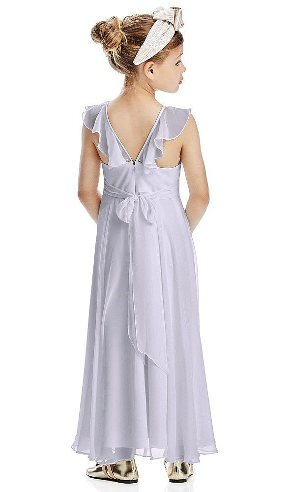 Back View - Silver Dove Flower Girl Dress FL4070