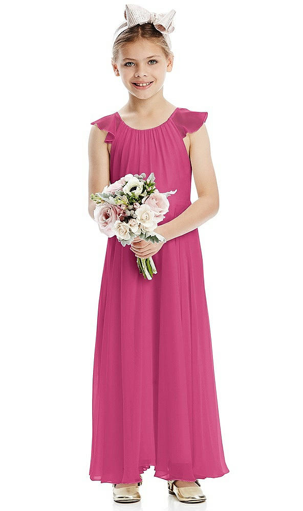 Front View - Tea Rose Flower Girl Dress FL4070