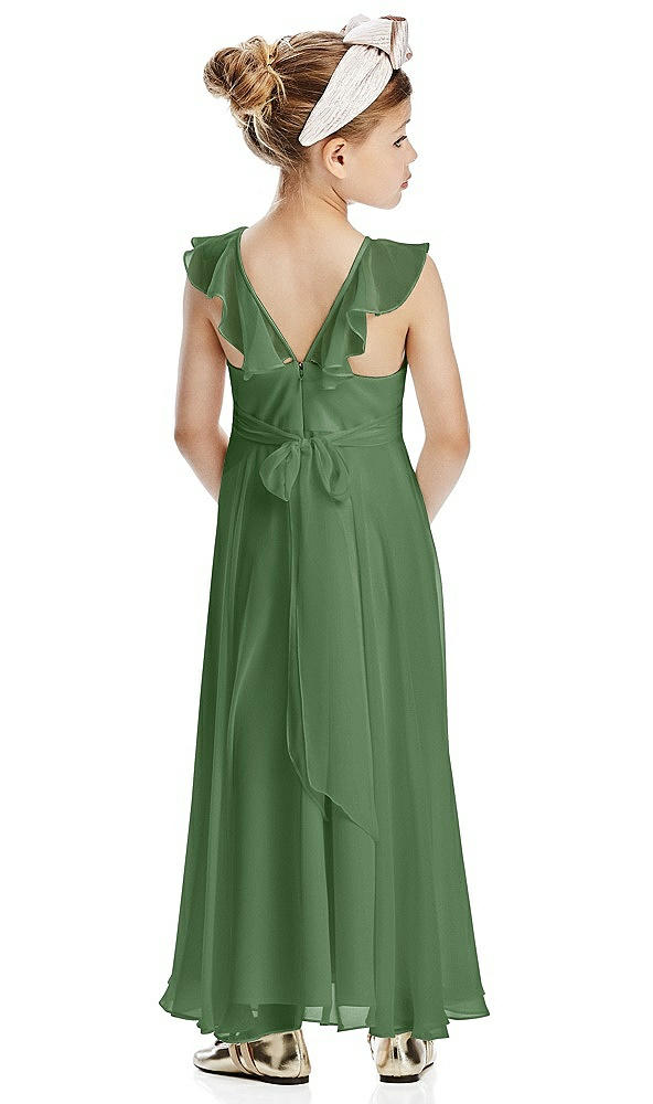 Back View - Vineyard Green Flower Girl Dress FL4070