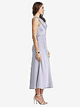 Side View Thumbnail - Silver Dove Cowl-Neck Midi Tank Dress - Esme