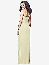 Alt View 2 Thumbnail - Butter Yellow One-Shoulder Draped Maxi Dress with Front Slit - Aeryn