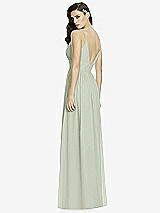 Rear View Thumbnail - Celadon Deep V-Back Shirred Maxi Dress - Ensley