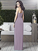 Alt View 2 Thumbnail - Lilac Haze One-Shoulder Draped Maxi Dress with Front Slit - Aeryn