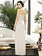 Alt View 2 Thumbnail - Ivory Strapless Draped Chiffon Maxi Dress - Lila