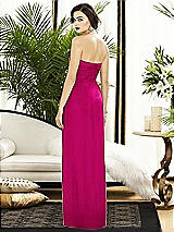 Alt View 2 Thumbnail - Think Pink Strapless Draped Chiffon Maxi Dress - Lila