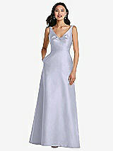 Front View Thumbnail - Silver Dove Pleated Bodice Open-Back Maxi Dress with Pockets