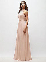 Side View Thumbnail - Cameo High Neck Halter Backless Maxi Dress