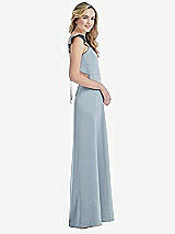 Side View Thumbnail - Mist Ruffled Sleeve Tie-Back Maxi Dress