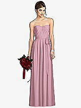 Front View Thumbnail - Dusty Pink After Six Bridesmaid Dress 6678