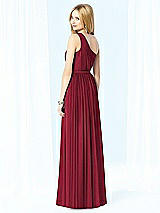 Rear View Thumbnail - Burgundy After Six Bridesmaid Dress 6706